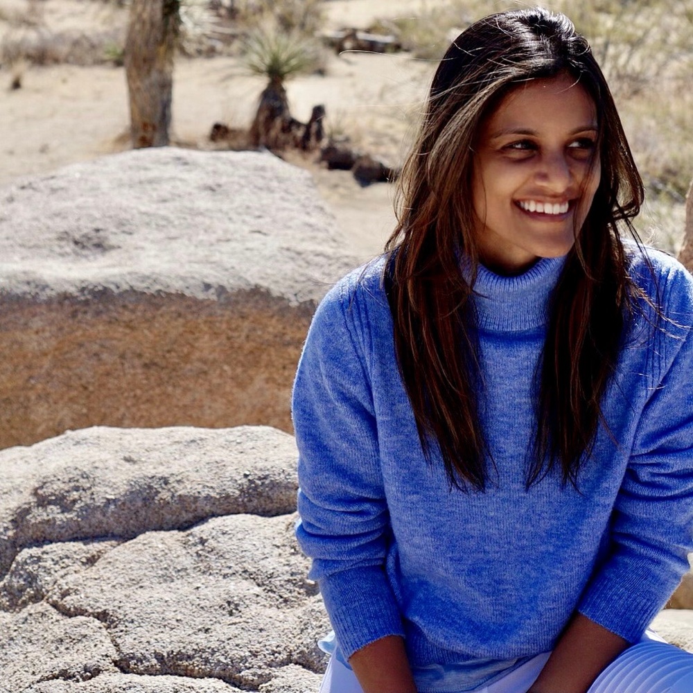 Blue turtleneck sweater XS